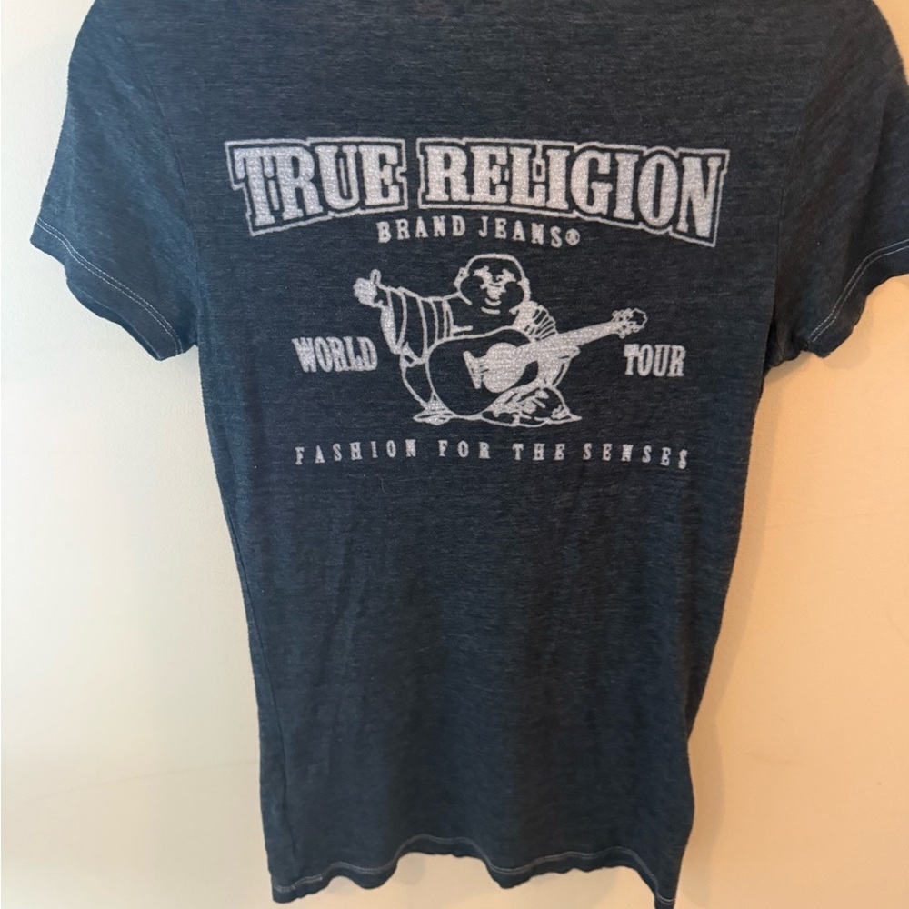 True Religion Made in USA Y2K t shirt top babydoll size Small